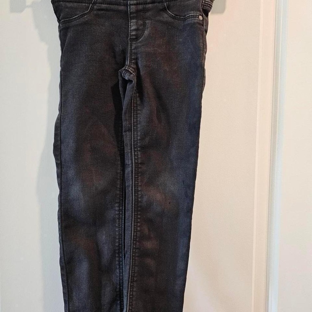 Girls sz5 Jordache Black Wash Skinny Jeans Denim Pants Retro Fall School Clothes